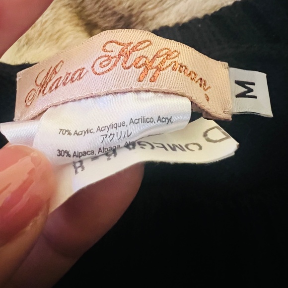 Mara Hoffman Black and Multicolored Knit dress Size Medium - Picture 2 of 2